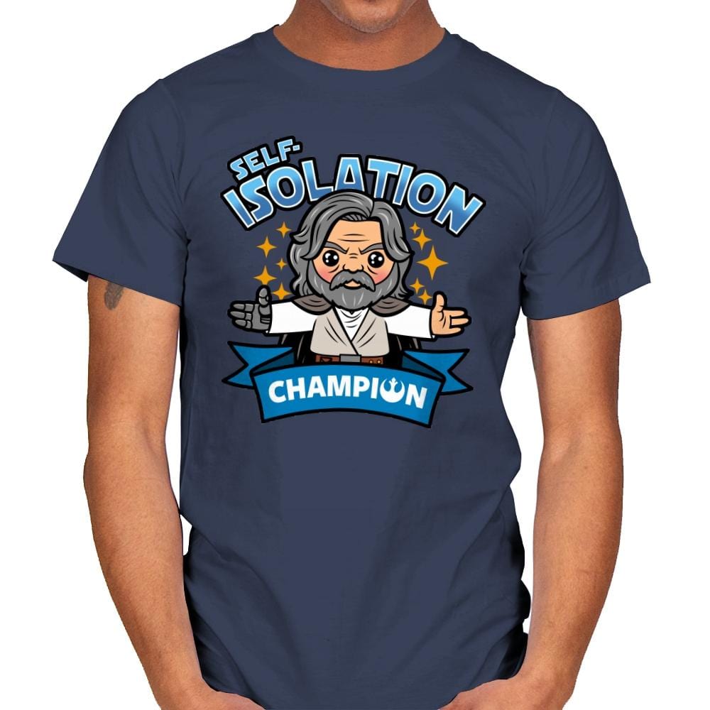 Self-Isolation Champion - Mens T-Shirts RIPT Apparel Small / Navy