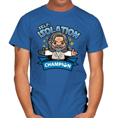 Self-Isolation Champion - Mens T-Shirts RIPT Apparel Small / Royal