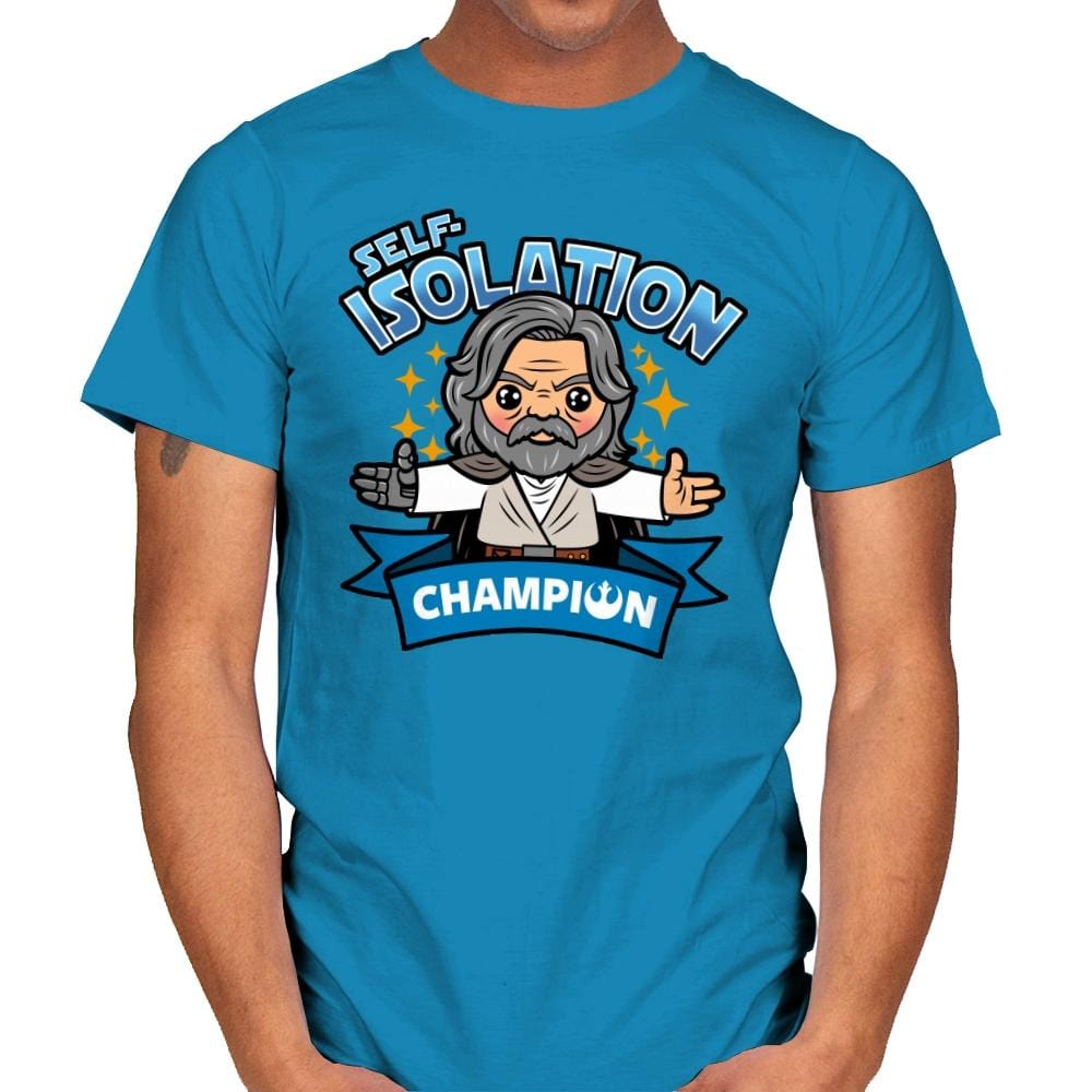 Self-Isolation Champion - Mens T-Shirts RIPT Apparel Small / Sapphire