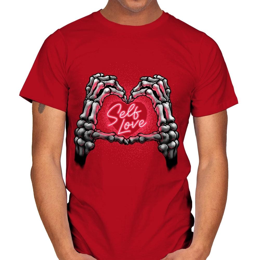 Self Love - Mens T-Shirts RIPT Apparel Small / Red