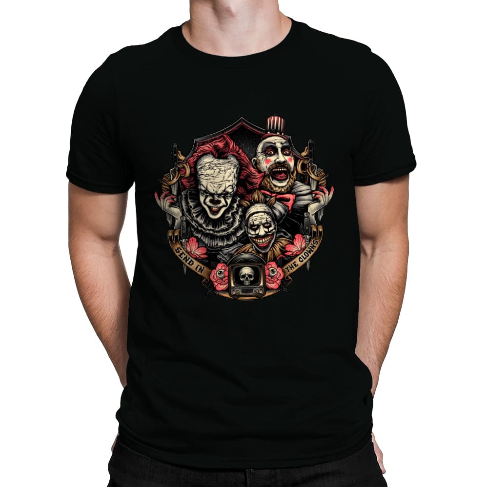Send in the Clowns! - Mens Premium T-Shirts RIPT Apparel Small / Black