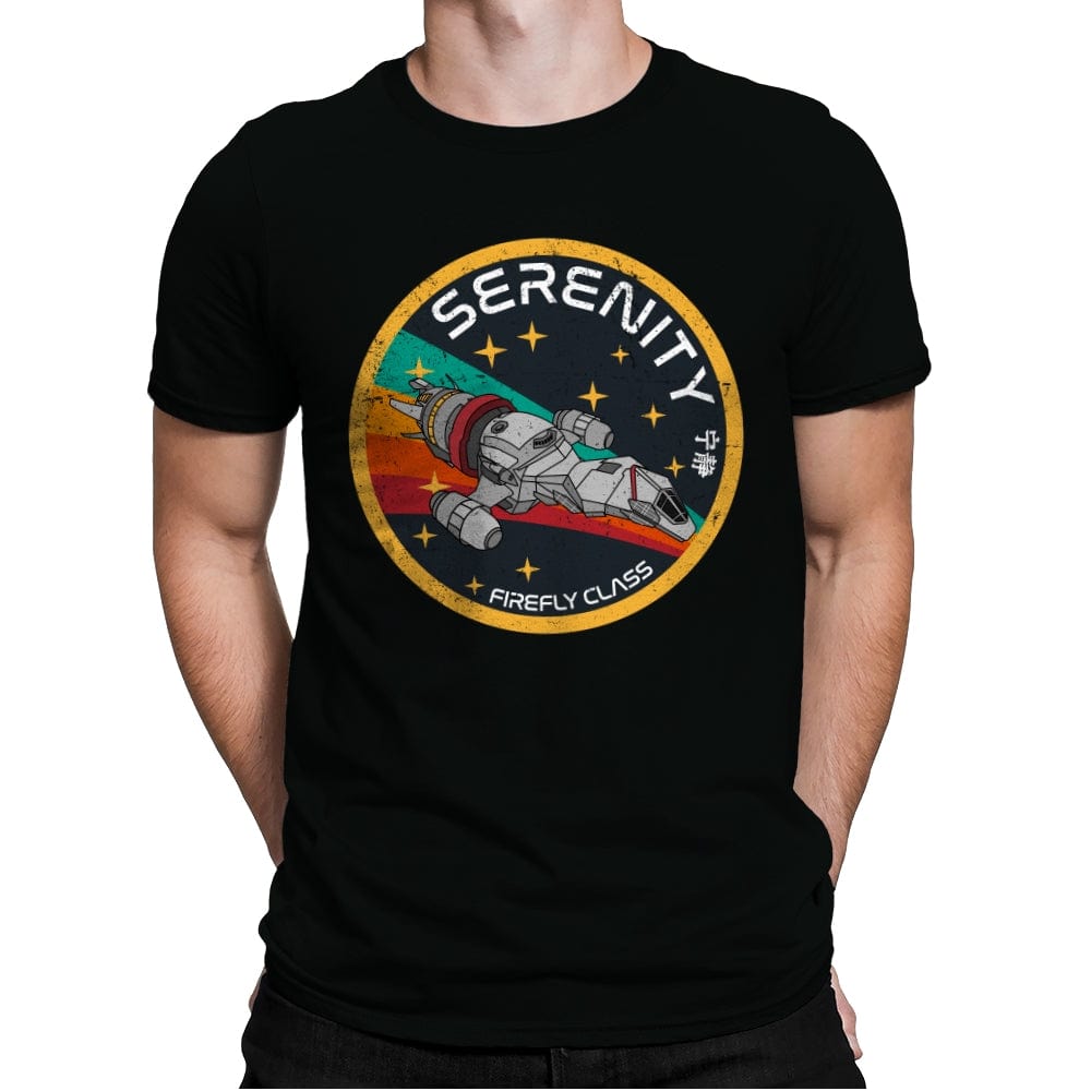 Serenity Firefly Class - Mens Premium T-Shirts RIPT Apparel Small / Black