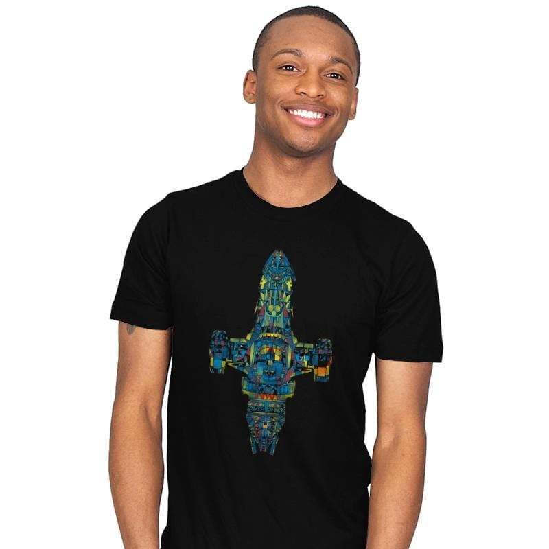 Serenity Mosaica - Mens T-Shirts RIPT Apparel Small / Black
