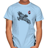 Serenity Sumi-E - Sumi Ink Wars - Mens T-Shirts RIPT Apparel Small / Light Blue