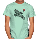 Serenity Sumi-E - Sumi Ink Wars - Mens T-Shirts RIPT Apparel Small / Mint Green