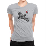 Serenity Sumi-E - Sumi Ink Wars - Womens Premium T-Shirts RIPT Apparel Small / Heather Grey