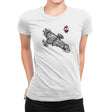 Serenity Sumi-E - Sumi Ink Wars - Womens Premium T-Shirts RIPT Apparel Small / White