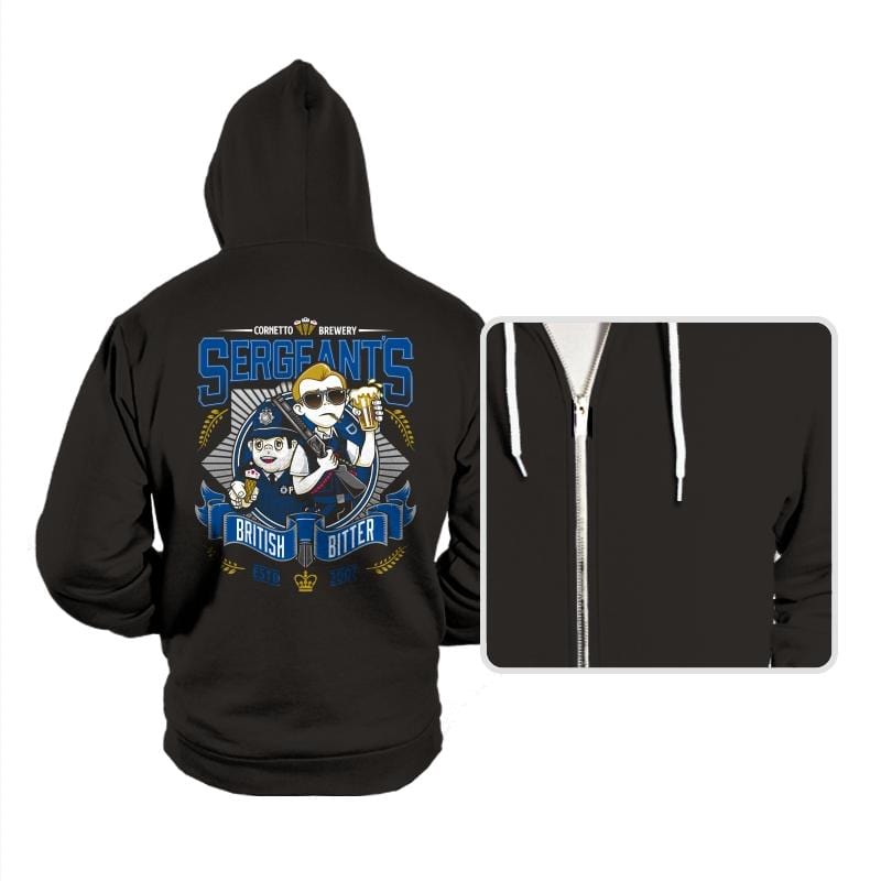 Sergeant's British Bitter - Hoodies Hoodies RIPT Apparel Small / Black
