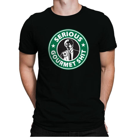Serious Gourmet Coffee - Best Seller - Mens Premium T-Shirts RIPT Apparel Small / Black
