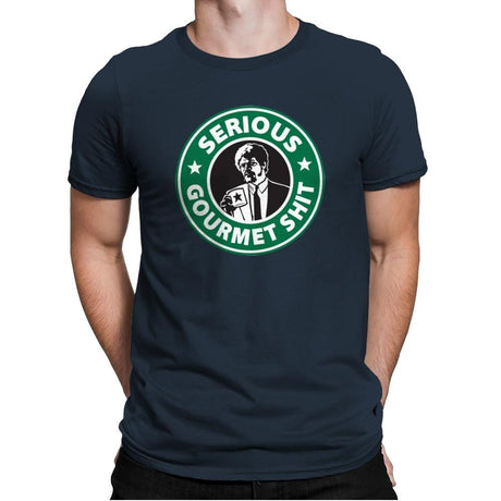 Serious Gourmet Coffee - Best Seller - Mens Premium T-Shirts RIPT Apparel Small / Indigo