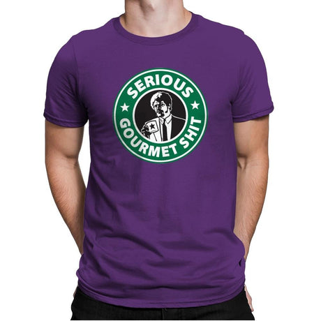 Serious Gourmet Coffee - Best Seller - Mens Premium T-Shirts RIPT Apparel Small / Purple Rush