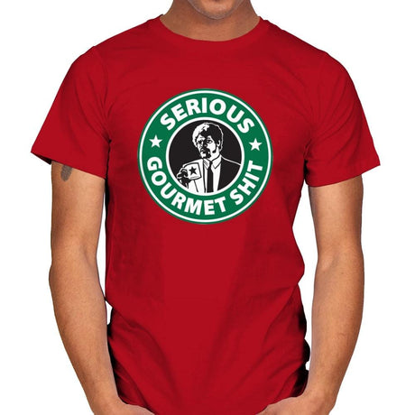 Serious Gourmet Coffee - Best Seller - Mens T-Shirts RIPT Apparel Small / Red