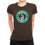 Serious Gourmet Coffee - Best Seller - Womens Premium T-Shirts RIPT Apparel Small / Dark Chocolate