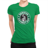 Serious Gourmet Coffee - Best Seller - Womens Premium T-Shirts RIPT Apparel Small / Kelly Green