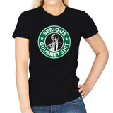 Serious Gourmet Coffee - Best Seller - Womens T-Shirts RIPT Apparel Small / Black