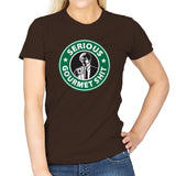 Serious Gourmet Coffee - Best Seller - Womens T-Shirts RIPT Apparel Small / Dark Chocolate