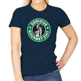 Serious Gourmet Coffee - Best Seller - Womens T-Shirts RIPT Apparel Small / Navy