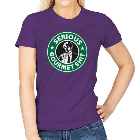 Serious Gourmet Coffee - Best Seller - Womens T-Shirts RIPT Apparel Small / Purple