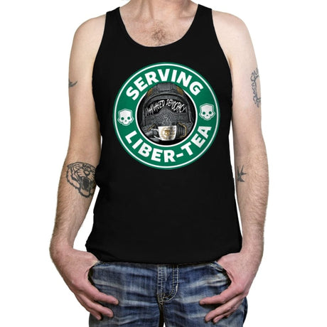 Serving Liber Tea - Tanktop Tanktop RIPT Apparel X-Small / Black