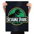 Sesame Park - Prints Posters RIPT Apparel 18x24 / Black