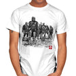Seven Mandalorians Sumi-e - Best Seller - Mens T-Shirts RIPT Apparel Small / White