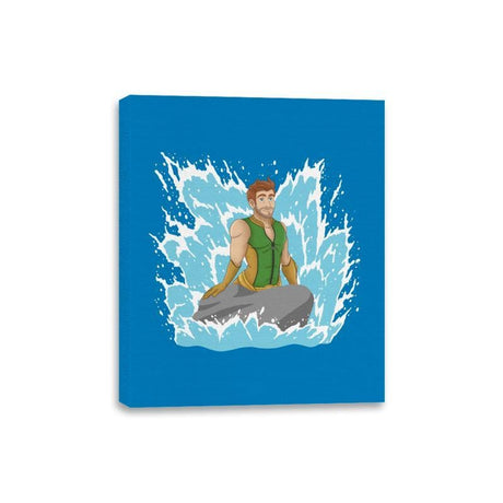 Seven's Mermaid - Canvas Wraps Canvas Wraps RIPT Apparel 8x10 / Turquoise