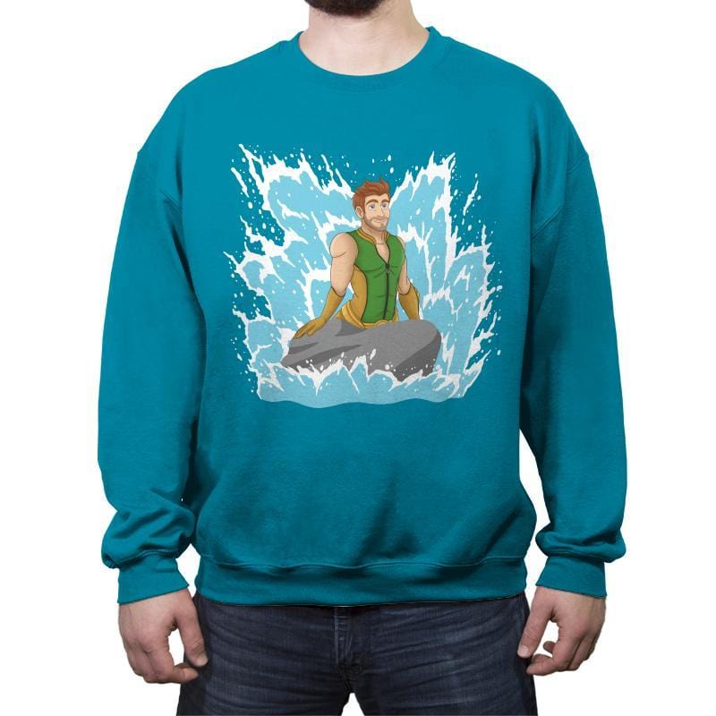 Seven's Mermaid - Crew Neck Sweatshirt Crew Neck Sweatshirt RIPT Apparel