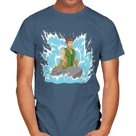Seven's Mermaid - Mens T-Shirts RIPT Apparel Small / Indigo Blue