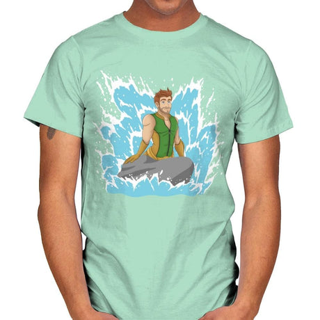 Seven's Mermaid - Mens T-Shirts RIPT Apparel Small / Mint Green