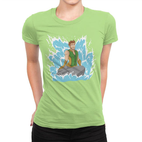 Seven's Mermaid - Womens Premium T-Shirts RIPT Apparel Small / Mint
