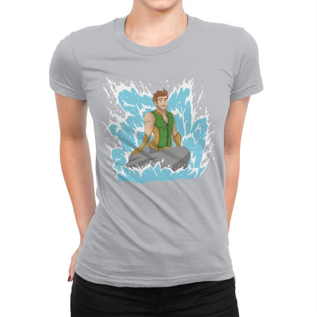 Seven's Mermaid - Womens Premium T-Shirts RIPT Apparel Small / Silver