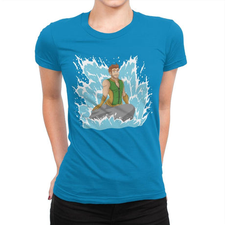 Seven's Mermaid - Womens Premium T-Shirts RIPT Apparel Small / Turquoise