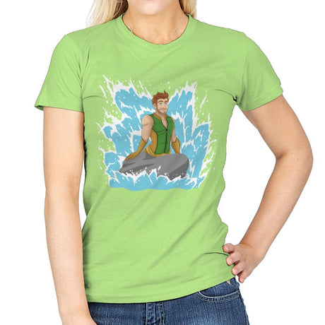 Seven's Mermaid - Womens T-Shirts RIPT Apparel Small / Mint Green