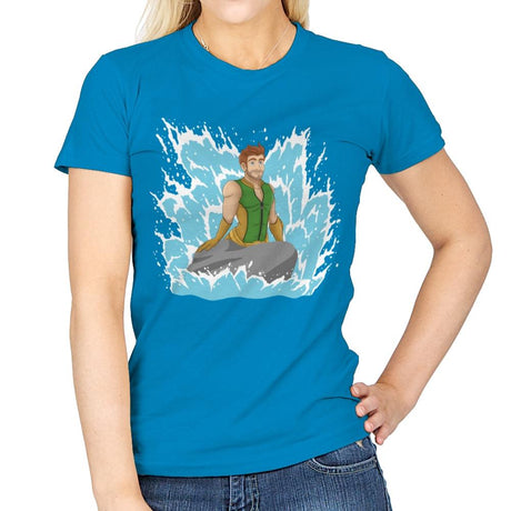 Seven's Mermaid - Womens T-Shirts RIPT Apparel Small / Sapphire