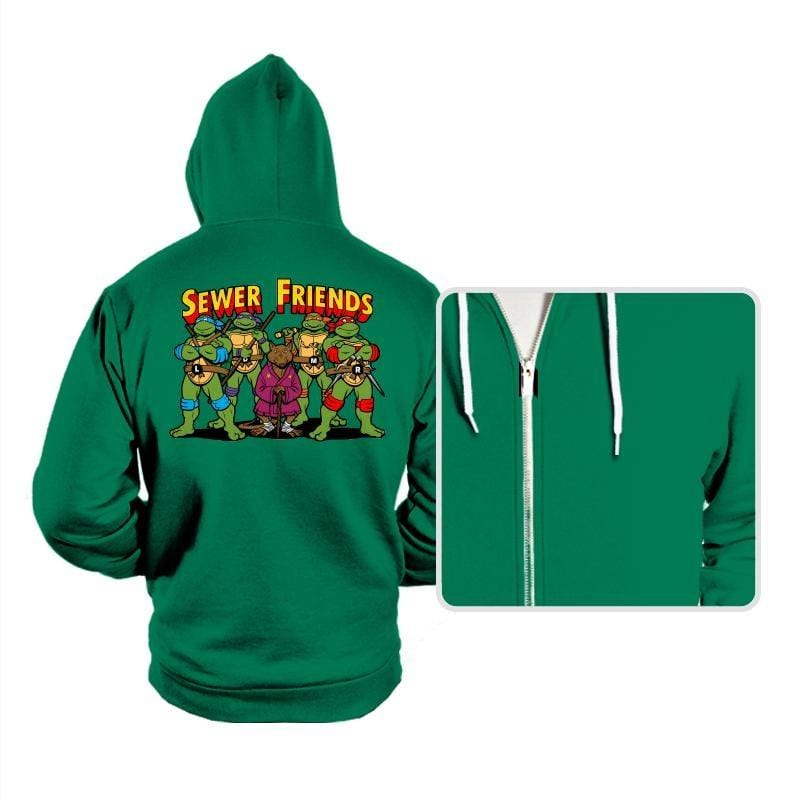 Sewer Friends - Hoodies Hoodies RIPT Apparel Small / Kelly