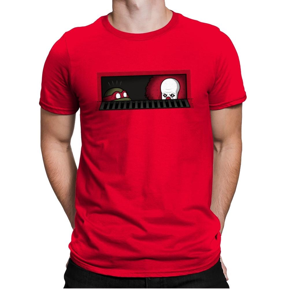 Sewermates! - Raffitees - Mens Premium T-Shirts RIPT Apparel Small / Red