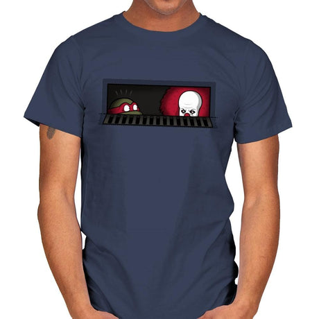 Sewermates! - Raffitees - Mens T-Shirts RIPT Apparel Small / Navy