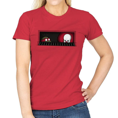 Sewermates! - Raffitees - Womens T-Shirts RIPT Apparel Small / Red