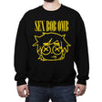 Sex Bob Omb - Crew Neck Sweatshirt Crew Neck Sweatshirt RIPT Apparel Small / Black