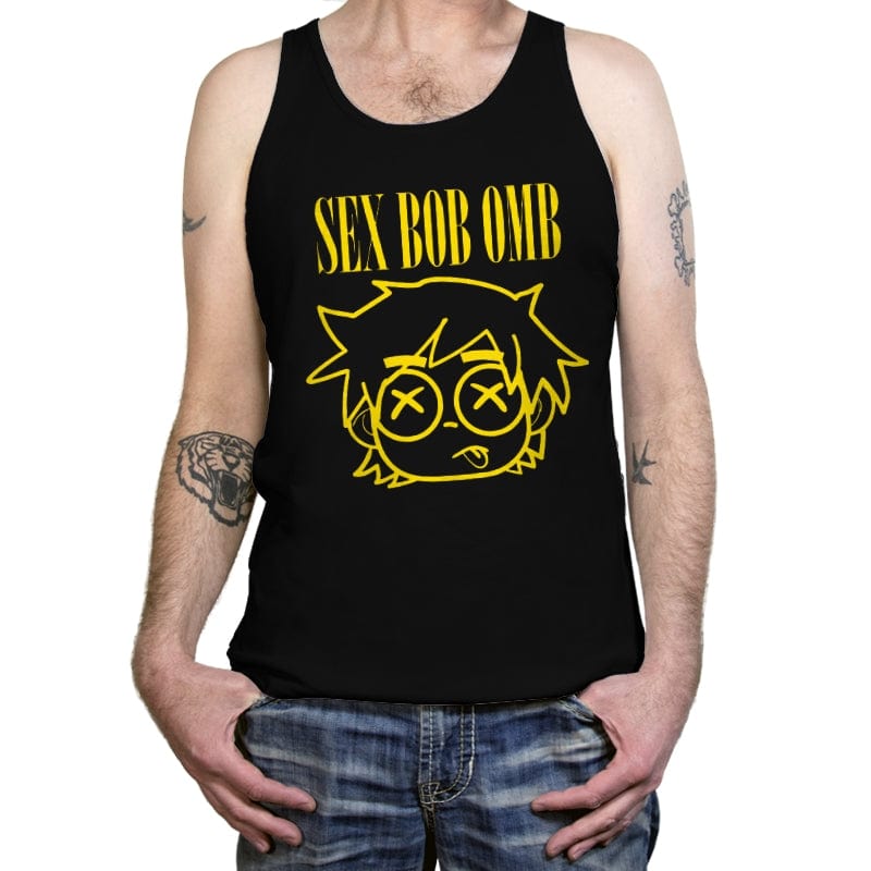 Sex Bob Omb - Tanktop Tanktop RIPT Apparel X-Small / Black
