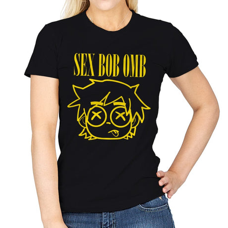 Sex Bob Omb - Womens T-Shirts RIPT Apparel Small / Black