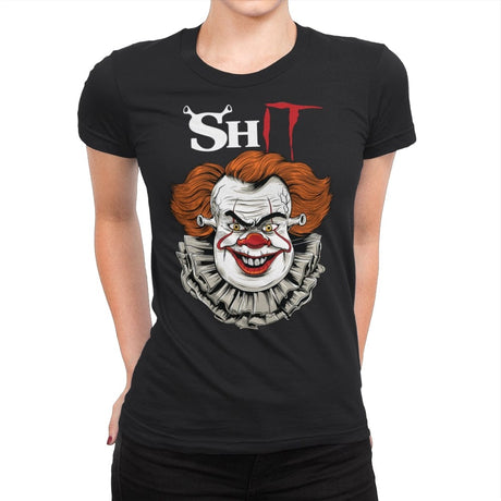 Sh-it - Womens Premium T-Shirts RIPT Apparel Small / Black