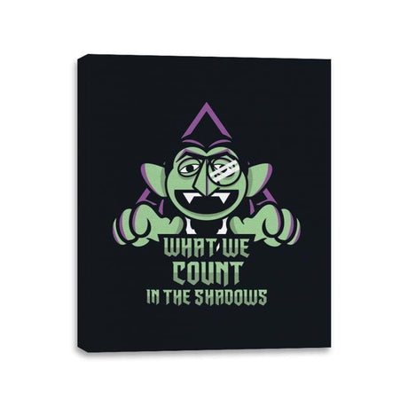 Shadow Count - Canvas Wraps Canvas Wraps RIPT Apparel 11x14 / Black