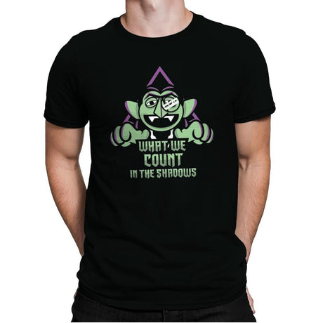 Shadow Count - Mens Premium T-Shirts RIPT Apparel Small / Black