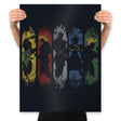 SHADOW FIGHTERS - Prints Posters RIPT Apparel 18x24 / Black