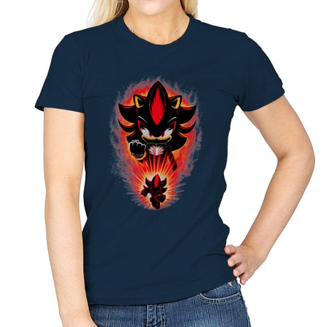 Shadow of Chaos - Womens T-Shirts RIPT Apparel Small / Navy