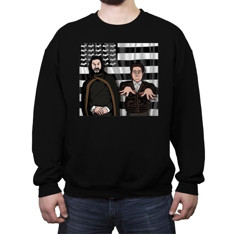 Shadowtonia - Crew Neck Sweatshirt Crew Neck Sweatshirt RIPT Apparel Small / Black