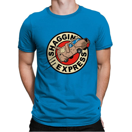 Shaggin Express - Mens Premium T-Shirts RIPT Apparel Small / Turqouise
