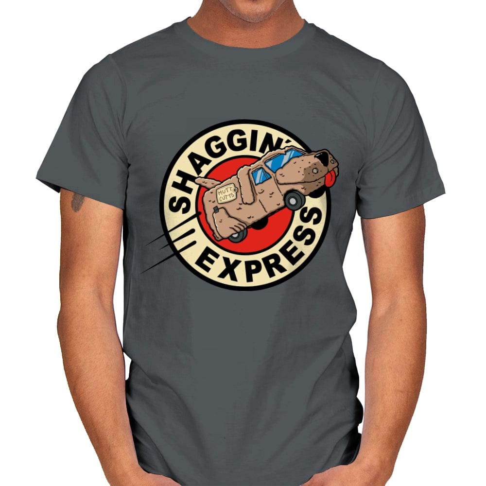 Shaggin Express - Mens T-Shirts RIPT Apparel Small / Charcoal