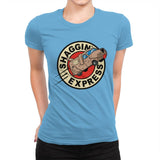 Shaggin Express - Womens Premium T-Shirts RIPT Apparel Small / Turquoise